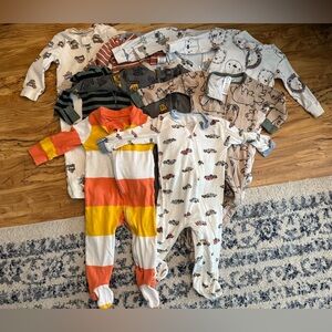 Bundle: 9M Baby Boy Sleepers